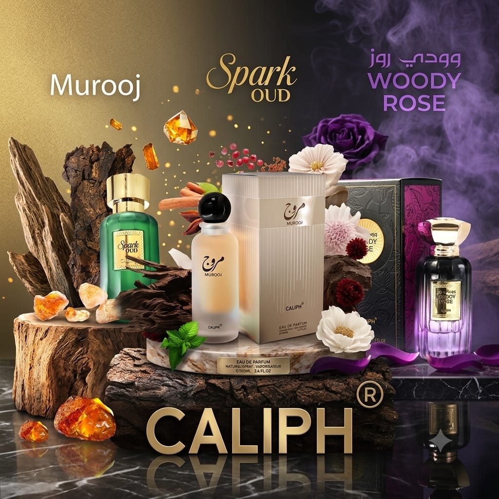 3 PCS COMBO – LUXURY EAU DE PARFUM COLLECTION | CALIPH UNISEX PERFUMES SET
