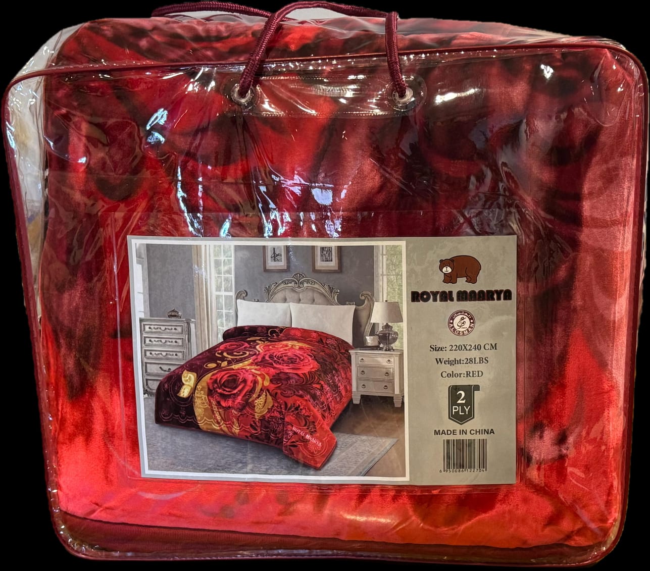 ROYAL MAARYA 2 PLY SUPER SOFT EMBOSSED BLANKET