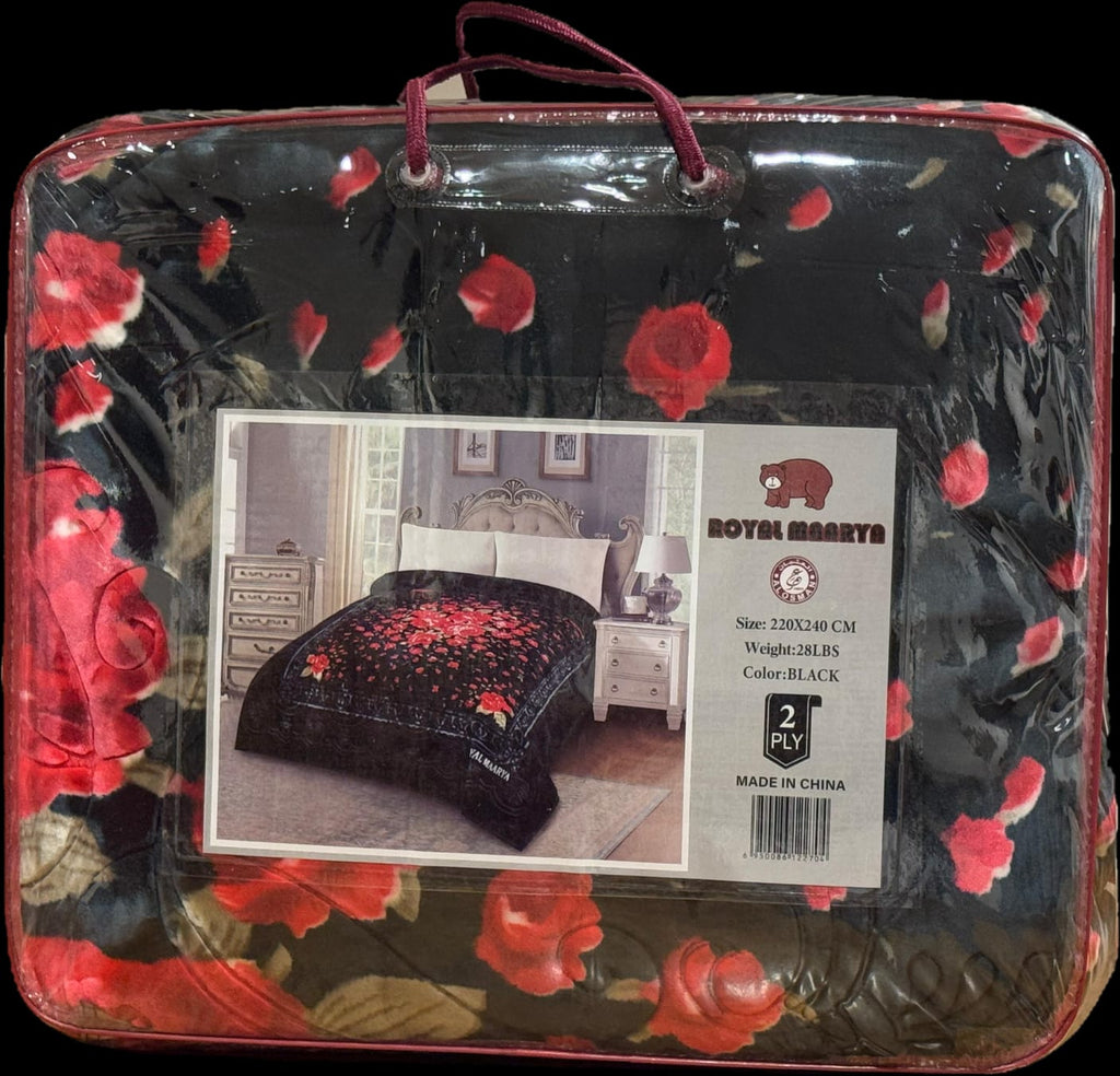 ROYAL MAARYA 2 PLY SUPER SOFT EMBOSSED BLANKET