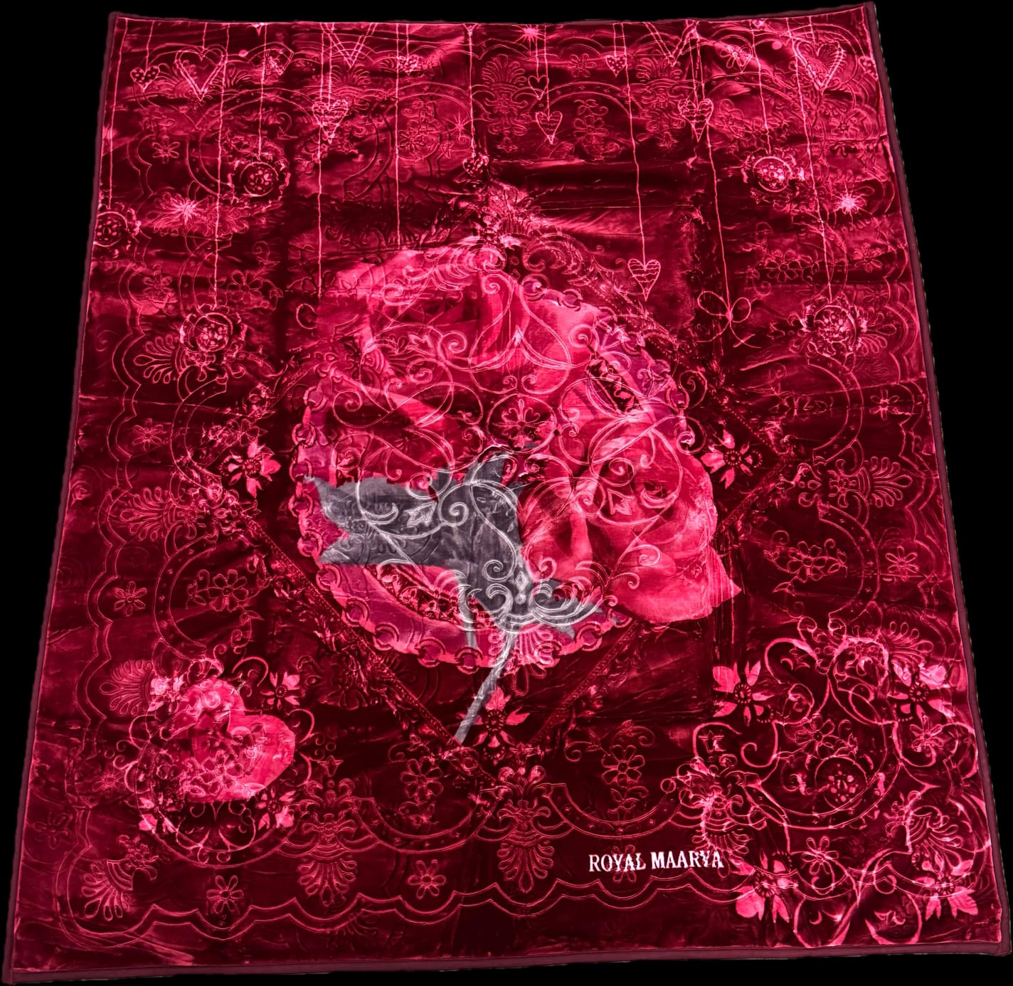 ROYAL MAARYA 2 PLY SUPER SOFT EMBOSSED BLANKET