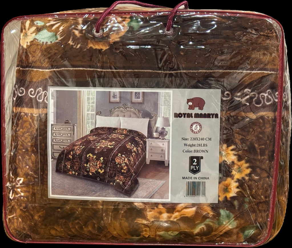 ROYAL MAARYA 2 PLY SUPER SOFT EMBOSSED BLANKET