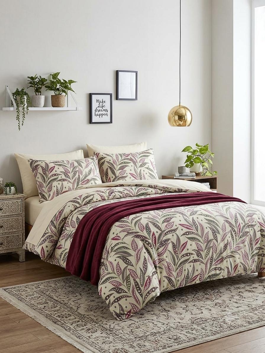 PREMIUM 6-PIECE BEDSHEET SET WITH PILLOW COVERS – SOFT & BREATHABLE BEDDING